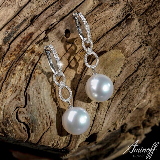 A statement in its purest form.
 
These exceptional earrings showcase 14mm Australian South Sea pearls, celebrated for their remarkable size, natural lustre, and rarity. Paired with 0.80cts of VS quality diamonds and refined hoop fittings, the design strikes a perfect balance between boldness and elegance.
 
As part of our exclusive 1/1 Collection, this piece is entirely unique — a one-off creation where the finest materials come together in perfect harmony. No repetition, no replication, just singular craftsmanship.
 
Available exclusively by enquiry via Aminoff London.
#AminoffLondon #SouthSeaPearls #FineJewellery #LuxuryJewellery #DiamondJewellery #OneOfAKind #UniqueJewellery #HighJewellery #PearlJewellery #LuxuryDesign #TimelessStyle #BespokeJewellery