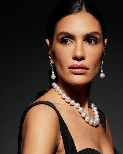 The strength of a jewellery look often comes down to proportion, balance and the quality of the materials.

A statement strand of white South Sea pearls provides a clean, highly polished focal point, complemented by elegant pearl and diamond drop earrings. The restrained colour palette allows the size, lustre and natural beauty of the pearls to take centre stage.

A classic combination, deliberately styled for maximum presence – sophisticated enough for formal evening wear, yet timeless enough to remain relevant well beyond the occasion.

#AminoffLondon #SouthSeaPearls #PearlNecklace #FineJewellery #LuxuryJewellery