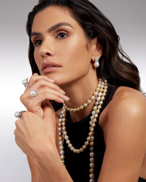 Colour is an important part of how we design and style pearl jewellery at Aminoff London.

By combining white, silver, champagne and deeper natural pearl tones in different lengths and proportions, we can create layers that feel intentional rather than uniform. The contrast between multicoloured strands and brighter white pearls brings definition to the overall look, while allowing every necklace to retain its individual character.

Designed with versatility in mind, layered pearls offer substantial presence while remaining exceptionally wearable – an elegant statement that moves effortlessly from evening into the night.

#ModernPearls #PearlStyle #StatementJewellery #LuxuryStyle #PearlNecklace